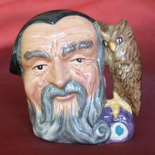 Royal Doulton MINIATURE CHARACTER JUG - Merlin