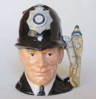 Royal Doulton MINIATURE CHARACTER JUG - The London Bobby