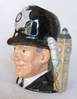 Royal Doulton MINIATURE CHARACTER JUG - The London Bobby