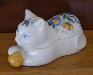 ELIZABETH ARDEN Roma Al Fresco Cat Trinket Dish