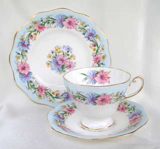 FOLEY Cornflower Trio - BEAUTIFUL!