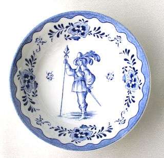 JOHNSON Holland Small Blue & White Bowl