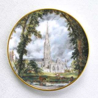 COALPORT Salisbury Cathedral Pintray