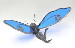 Pewter FAIRY with Glass Wings