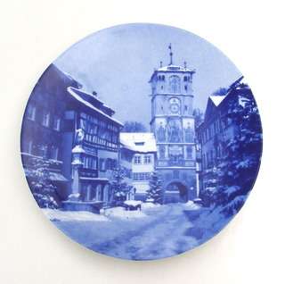 BURG LINDAU German Blue Plate