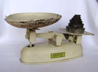 Old Harper KITCHEN SCALE with Weights