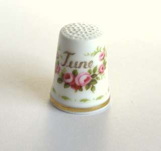Royal Albert THIMBLE - June