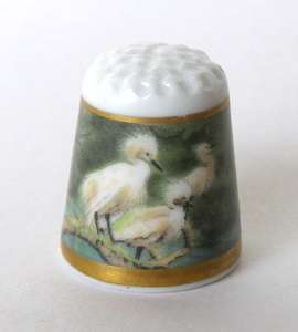 THIMBLE with Fluffy White Egrets