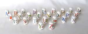 26 Birchcroft Alphabet THIMBLES