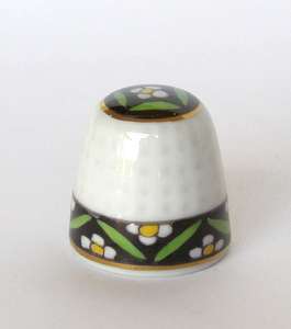 THIMBLE with Stylised Flower Pattern