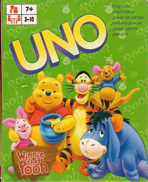 Major Special!!!!!!!!!!!! Winnie Pooh Uno Cards