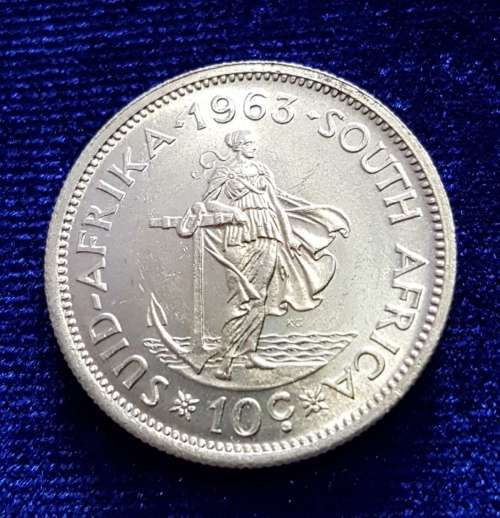 ## Stunning 1963 10c ( Shilling) This Coin Will Grade Very High ##