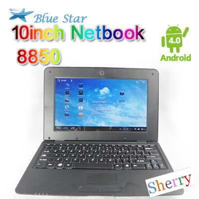 7 inch Android 4.0 ePC Laptop Mini Wifi Netbook VIA 8850 1.5G CPU 4G 512MB HDMI