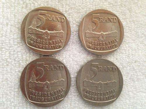 ***NELSON MANDELA 1994 INAGURATION R5 - CIRCULATED COINS***