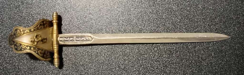 Vintage Spain Toledo Mini Sword/Letter Opener