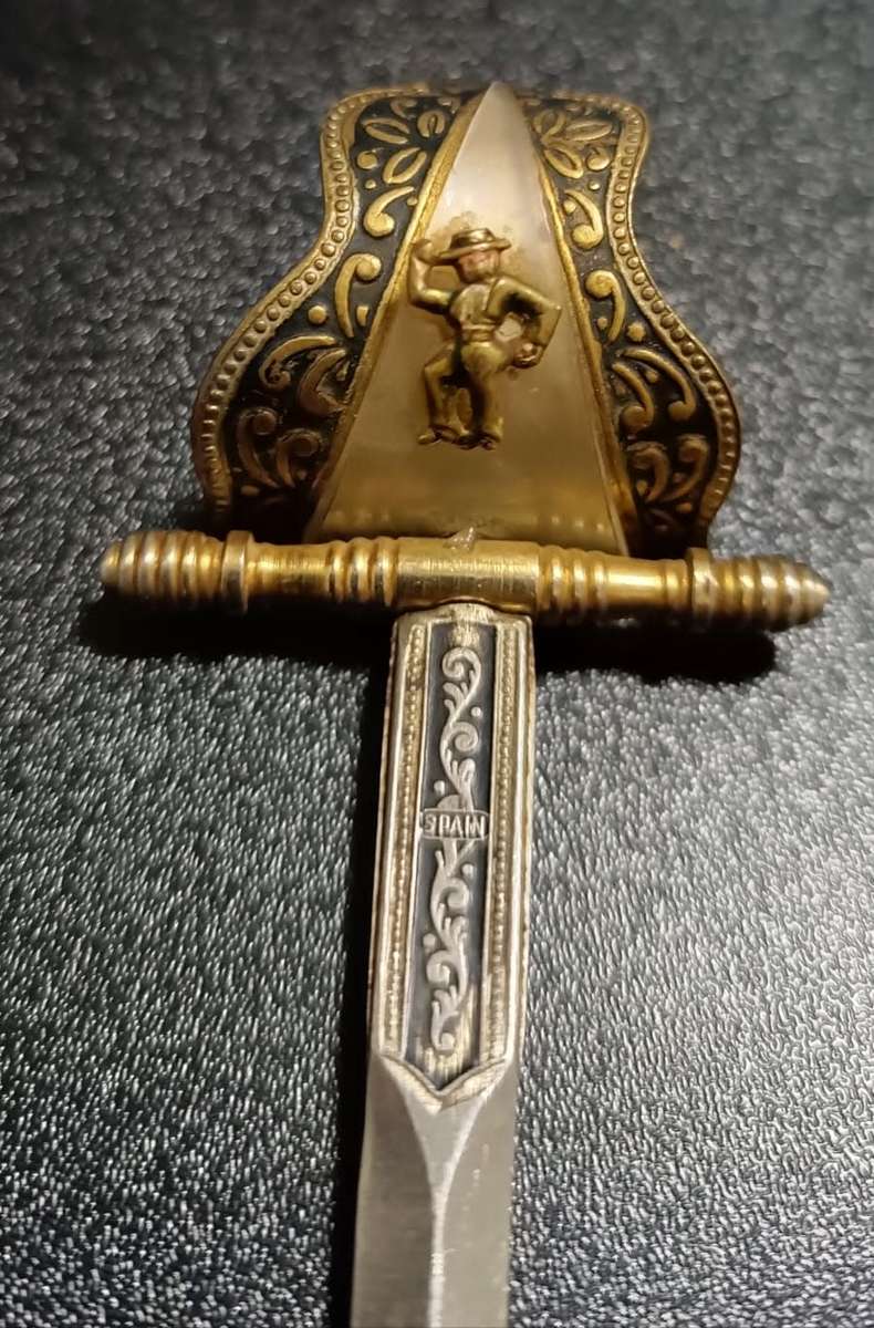 Vintage Spain Toledo Mini Sword/Letter Opener