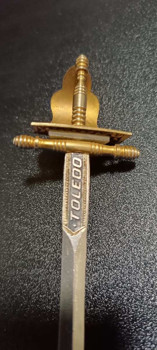 Vintage Spain Toledo Mini Sword/Letter Opener