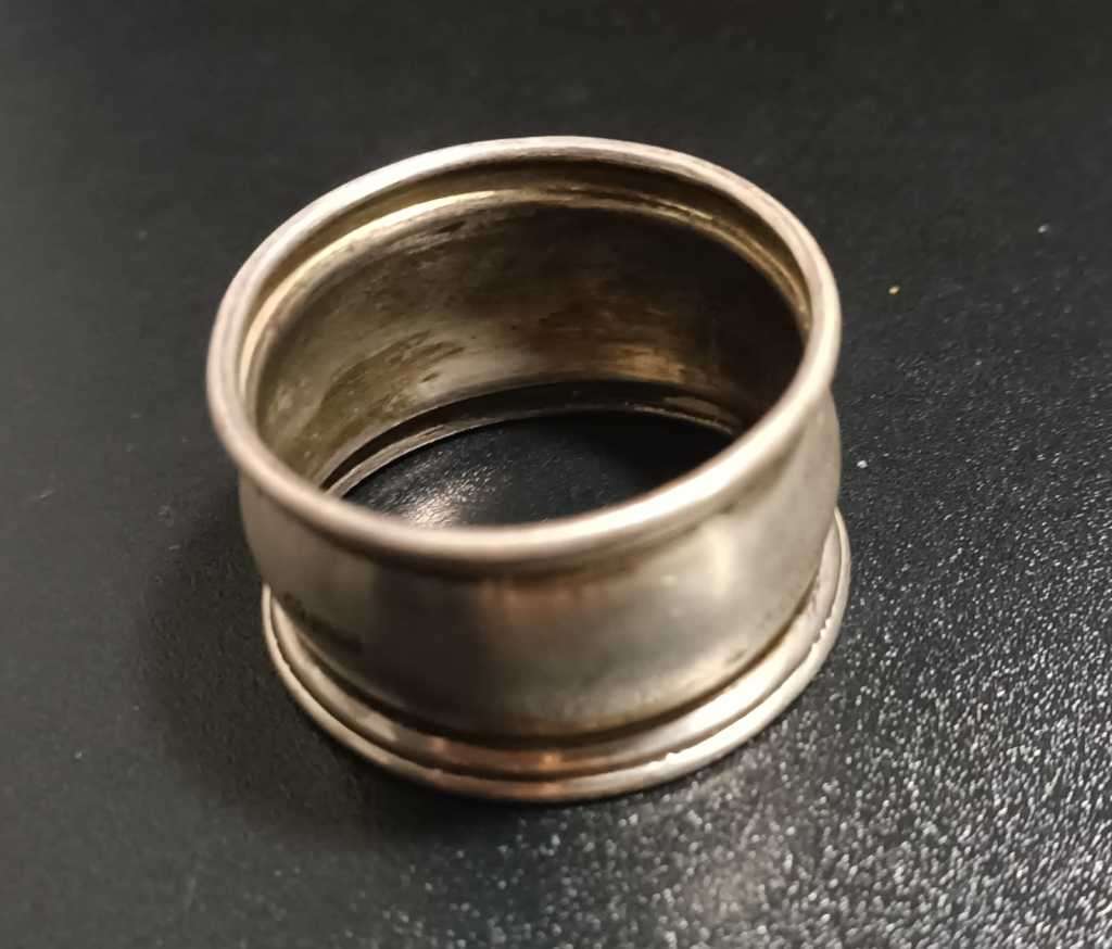 South Africa Norman Watson Vintage (1950 - 1960) Silver Napkin Ring