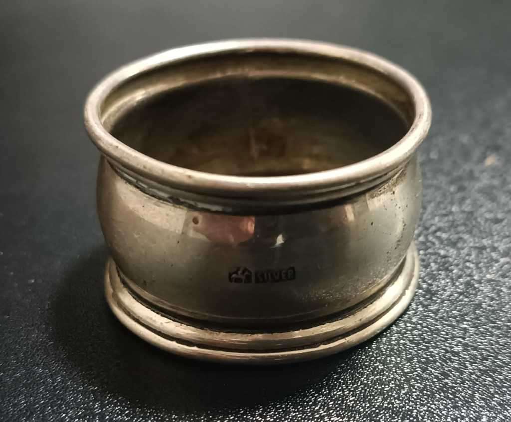South Africa Norman Watson Vintage (1950 - 1960) Silver Napkin Ring