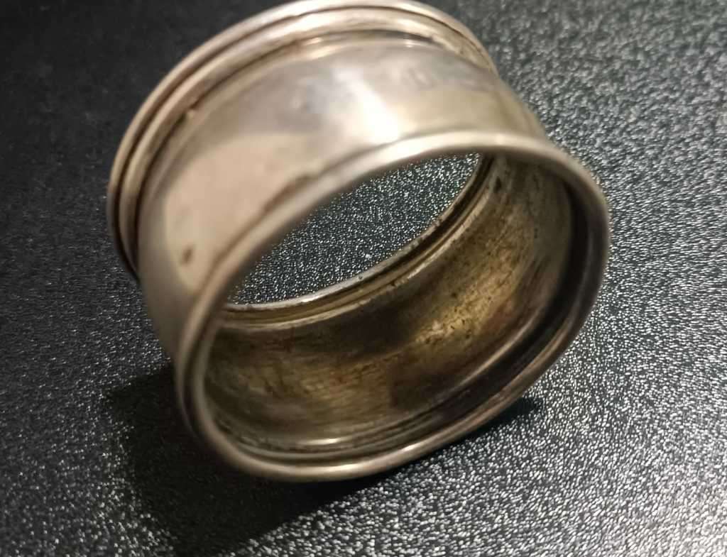South Africa Norman Watson Vintage (1950 - 1960) Silver Napkin Ring