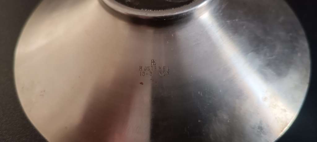 Stainless Steel Bowl with Embdedded Coronation of Maria Anna Medal Reproduction Medal