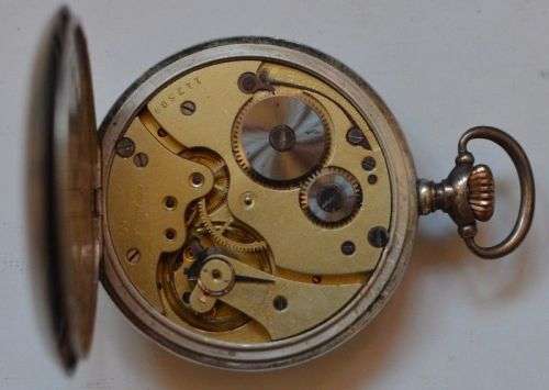 1920s Junghans Breguet spiral pocket watch