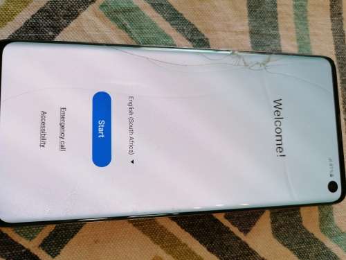 Samsung Galaxy S10 - damaged screen