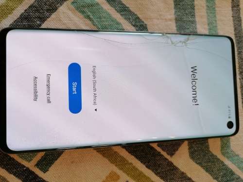 Samsung Galaxy S10 - damaged screen