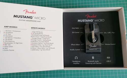 Fender Mustang Micro Guitar Headphone Amp