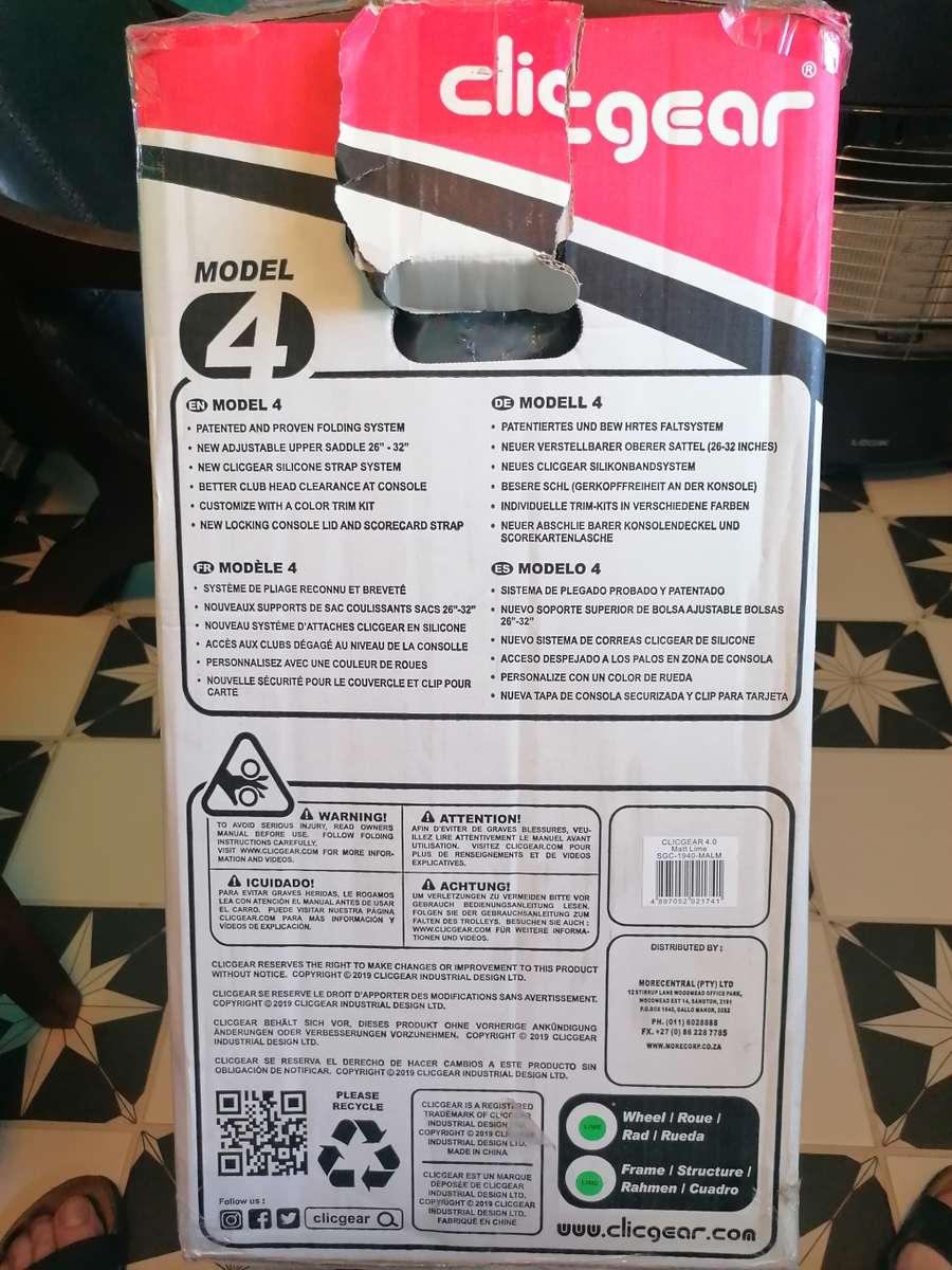 Golf Clicgear 4.0 Push Cart