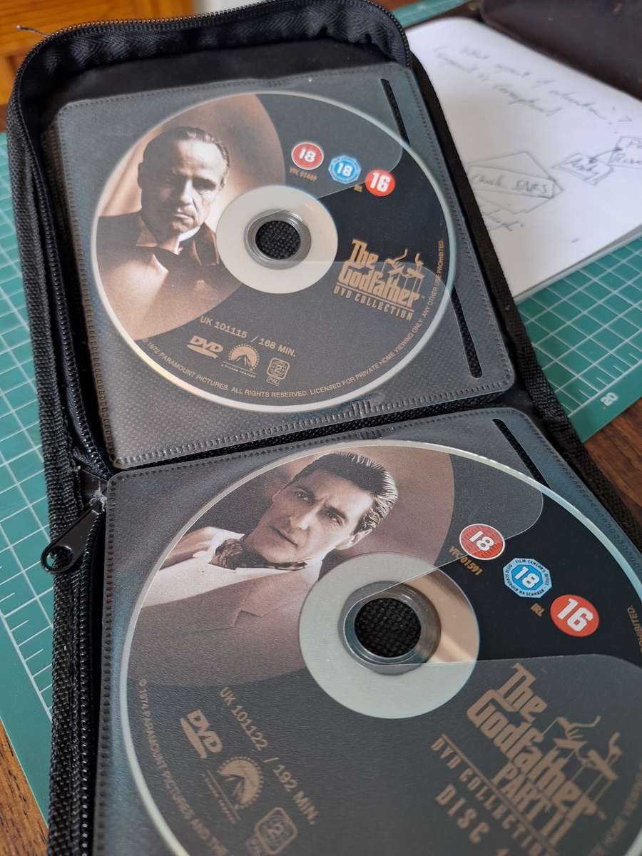 DVD collection - Spiderman 1,2,3, Godfather 1,2,3, Casino, Scarface, Top Gun, etc.