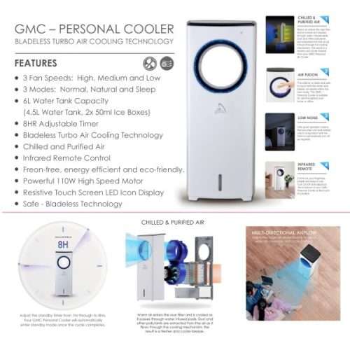 GMC  7 Litre Bladeless Air Cooler  AB15 - DEMO MODEL