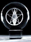 GODDESS LAZER ETCHED BALL - BEAUTIFUL GIFT OR DECOR!