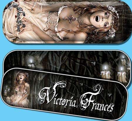 STUNNING IMPORTED PENCIL BOX - VAMP BRIDE BY VICTORIA FRANCES