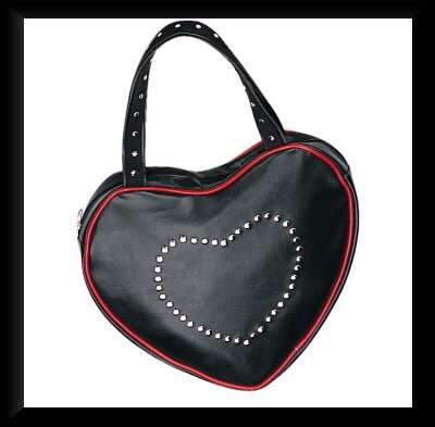 DEMONIA -  BLACKHEART HANDBAG !   WICKED!!! ON SPECIAL