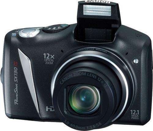 Canon PowerShot SX130IS 12.1 MP Digital Camera with 12x Wide Angle Optical Image Stabilized Zoom wit