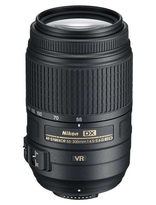 Genuine Nikon 55-300mm f/4.5-5.6G ED VR AF-S DX Nikkor Zoom Lens