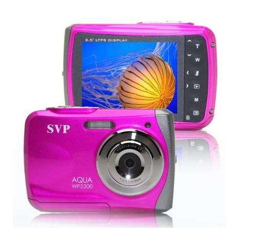 SVP WP5300 Pink Waterproof 12MP Digital Camera & Video Recorder