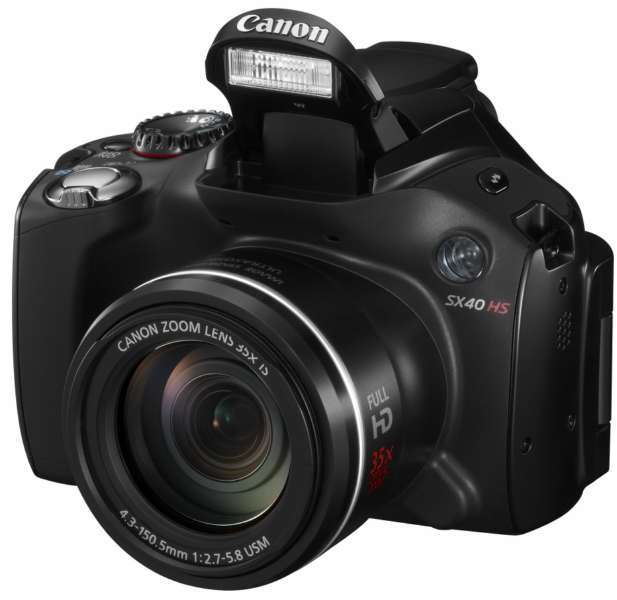 Canon SX40 HS 12.1MP Digital Camera with 35x Wide Angle Optical Image Stabilized Zoom