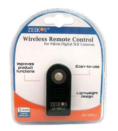 Zeikos ZE-WRL3 wireless remote control for Nikon digital SLR cameras