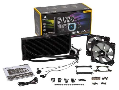 Corsair Hydro Series H115i PRO RGB 280mm Liquid CPU Cooler