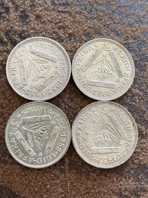 1952 Silver Tickeys x 4