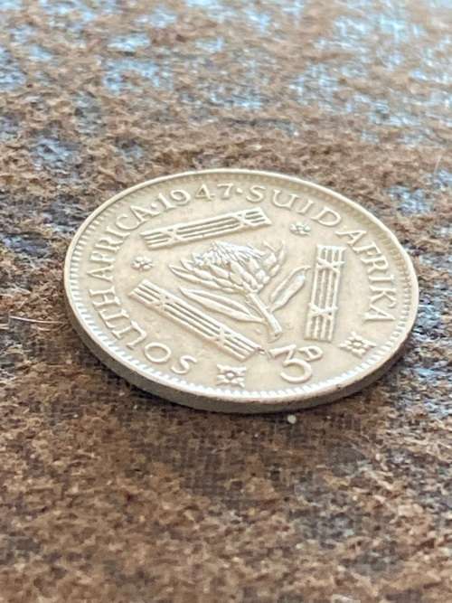 1947 Silver 80% Tickey - Good Lustre - See Photographs