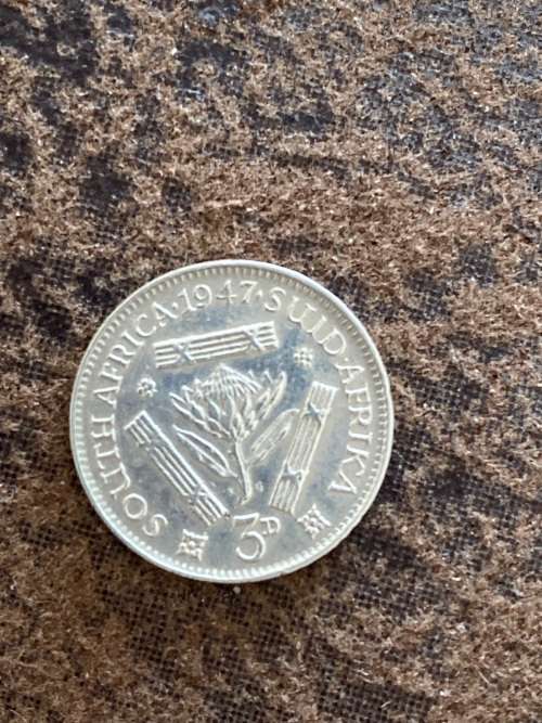 1947 Silver 80% Tickey - Good Lustre - See Photographs