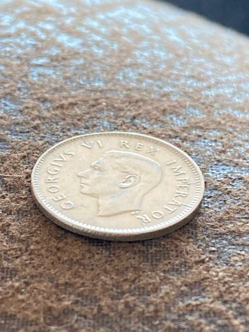 1947 Silver 80% Tickey - Good Lustre - See Photographs