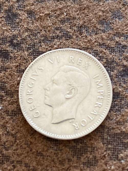 1947 Silver 80% Tickey - Good Lustre - See Photographs