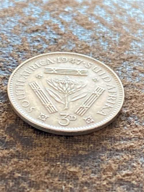 1947 Silver 80% Tickey - Good Lustre - See Photographs