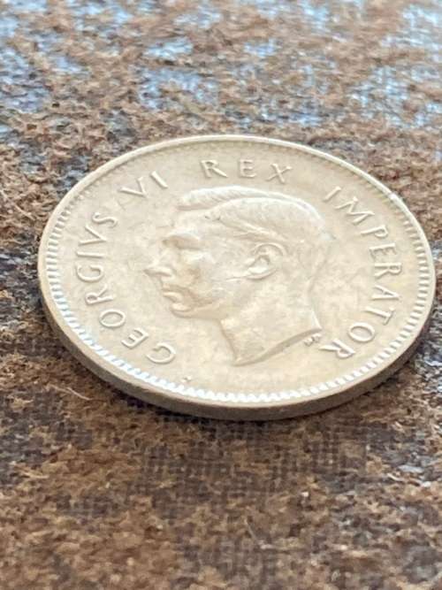 1947 Silver 80% Tickey - Good Lustre - See Photographs