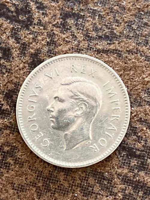 1947 Silver 80% Tickey - Good Lustre - See Photographs
