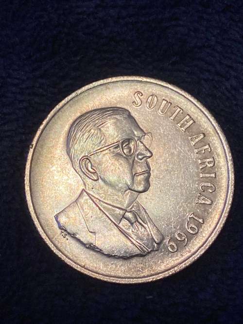 1969 R1 80% Silver Coin - English